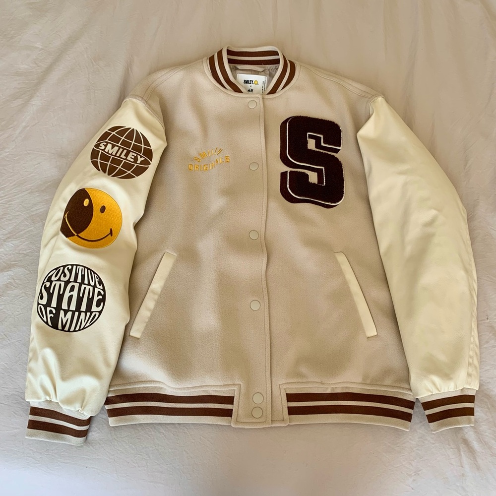 H&M Smiley Bomber Jacket